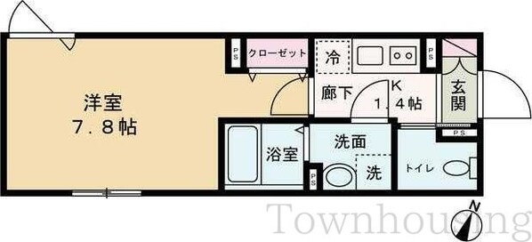 エルファーロ笹塚IIの物件間取画像